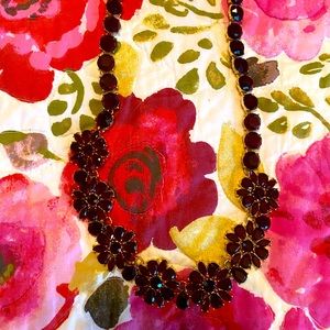 MOVING SALE! Talbots Dark Red And Goldtone Necklace